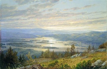  st - Lake Squam de Red Hill William Trost Richards paysage